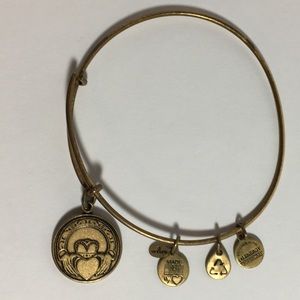 Alex and Ani Hands Holding a Heart Bracelet